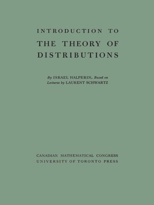 cover image of Introduction to the Theory of Distributions